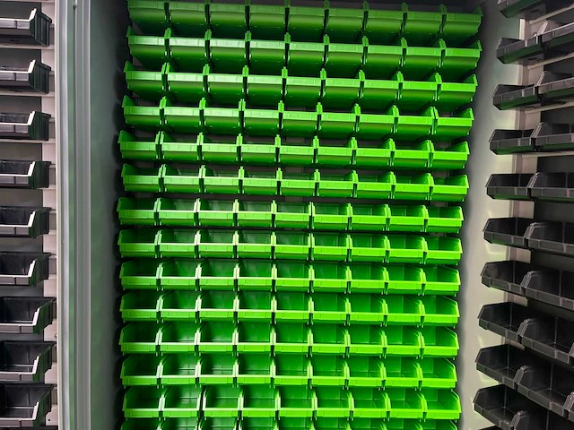 Povag - bakkenstripkast gevuld met 340 opbergbakken - afbeelding 11 van  15