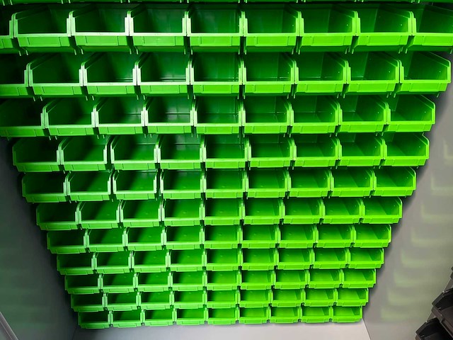 Povag - bakkenstripkast gevuld met 340 opbergbakken - afbeelding 13 van  16