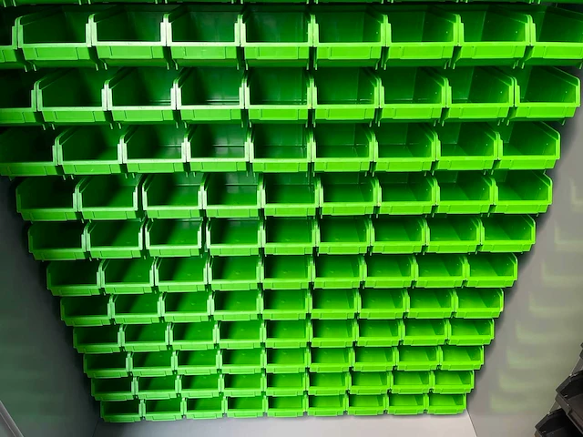 Povag - bakkenstripkast gevuld met 340 opbergbakken - afbeelding 13 van  16