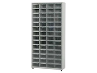 Povag ask101 klein materiaalkast met schuifbakken - 56 bakken - 1860x900x310 mm - afbeelding 1 van  4