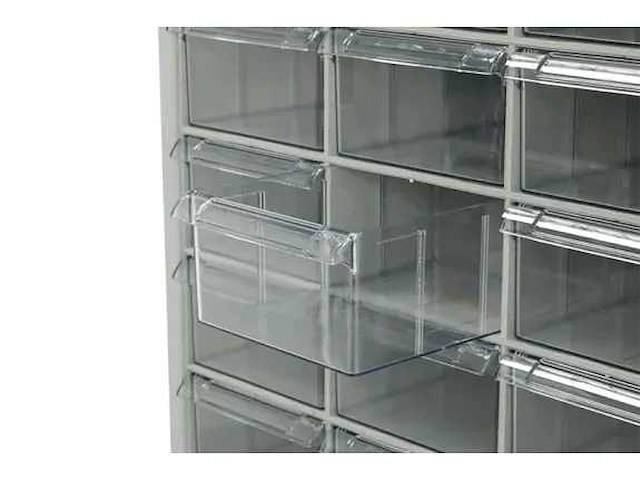 Povag ask101 klein materiaalkast met schuifbakken - 56 bakken - 1860x900x310 mm - afbeelding 3 van  4