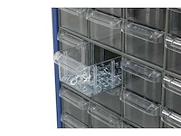 Povag ask201 klein materiaalkast met schuifbakken - 132 bakken - 1810x780x230 mm - afbeelding 3 van  6