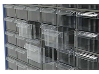 Povag ask201 klein materiaalkast met schuifbakken - 132 bakken - 1810x780x230 mm - afbeelding 4 van  6