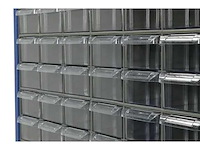 Povag ask201 klein materiaalkast met schuifbakken - 132 bakken - 1810x780x230 mm - afbeelding 5 van  6