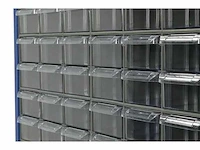 Povag ask201 klein materiaalkast met schuifbakken - 132 bakken - 1810x780x230 mm - afbeelding 5 van  6