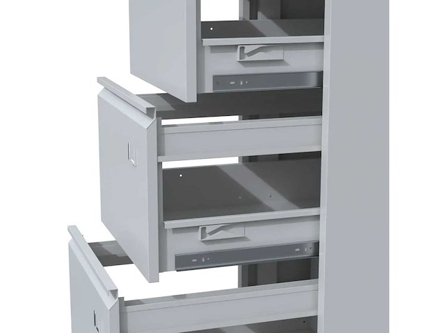 Povag dlm 103 dossier ladekast zuiver wit - afbeelding 2 van  6