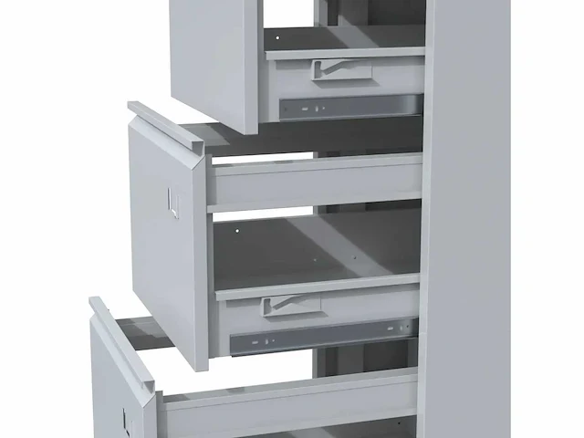 Povag dlm 103 dossier ladekast zuiver wit - afbeelding 2 van  6