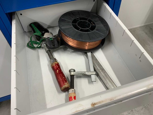 Povag gereedschapswagen met (weldkar / tyrolit) lastoebehoren - afbeelding 8 van  11