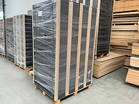 Povag legbordkast 10 legborden 100x30x198cm donkergrijs - afbeelding 3 van  5