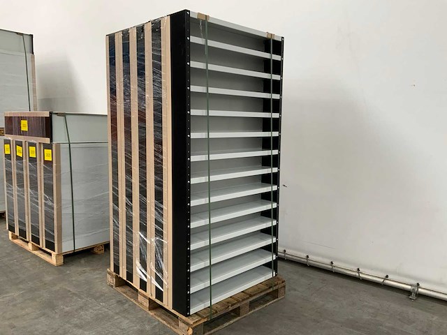 Povag legbordkast 14 legborden 100x20x198cm - afbeelding 2 van  3