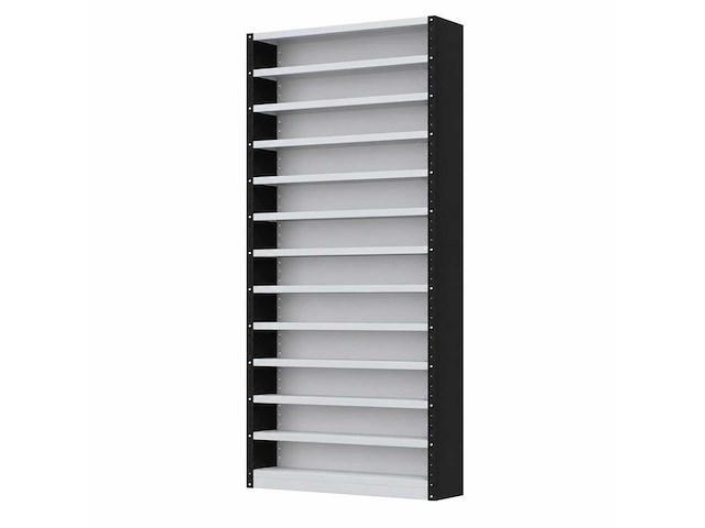 Povag legbordkast 14 legborden 100x20x198cm - afbeelding 1 van  3