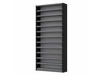 Povag legbordkast 14 legborden 100x20x198cm - afbeelding 1 van  2