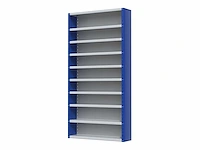 Povag legbordkast 14 legborden 100x20x198cm - afbeelding 3 van  3