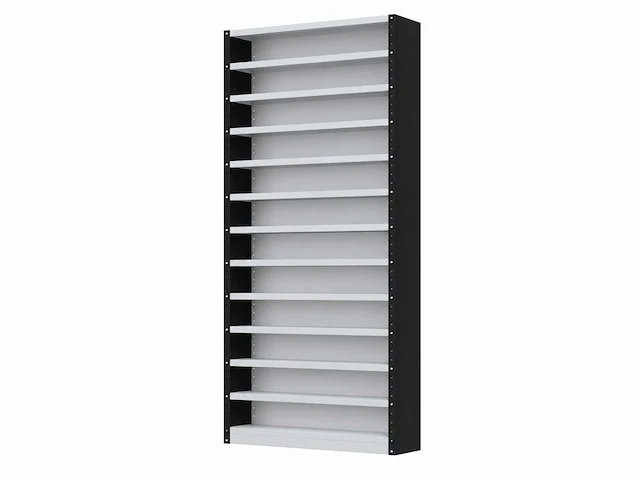 Povag legbordkast 14 legborden 100x20x198cm - afbeelding 1 van  3