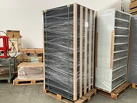 Povag legbordkast 14 legborden 100x30x198cm donkergrijs - afbeelding 2 van  5