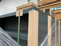 Povag legbordkast 14 legborden 100x30x198cm donkergrijs - afbeelding 5 van  5