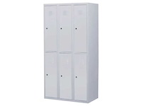 Povag lkp-207 lockerkast 6 deurs 3 delig - afbeelding 1 van  4