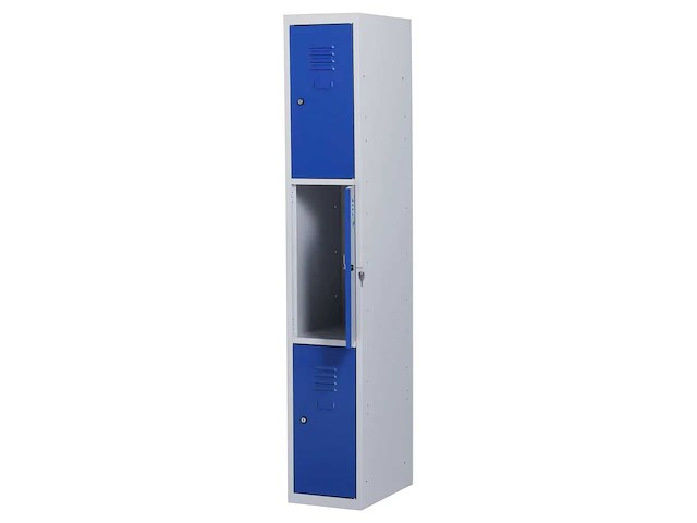 Povag lkp-209 lockerkast 3 deurs 1 delig - afbeelding 2 van  3