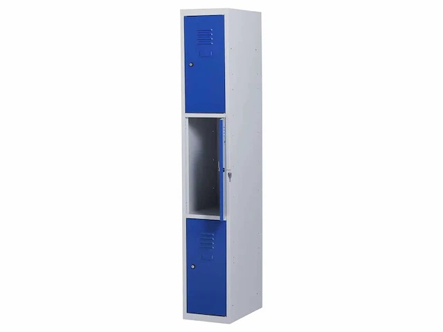 Povag lkp-209 lockerkast 3 deurs 1 delig - afbeelding 2 van  3