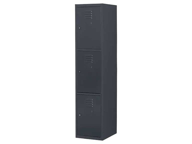 Povag lkp-257 lockerkast 3 deurs 1 delig - afbeelding 1 van  1
