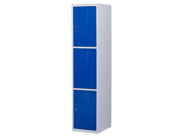 Povag lkp-257 lockerkast 3 deurs 1 delig - afbeelding 1 van  4