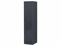 Povag lkp-257 lockerkast 3 deurs 1 delig