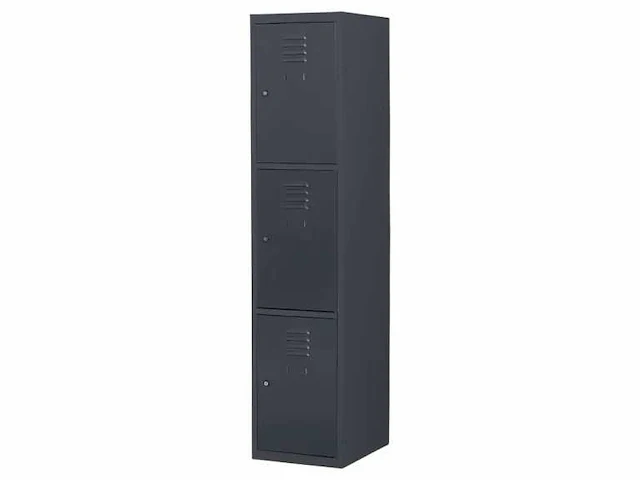 Povag lkp-257 lockerkast 3 deurs 1 delig - afbeelding 1 van  3
