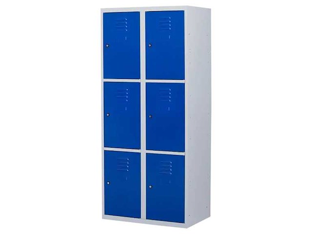 Povag lkp-323 lockerkast 3 deurs 2 delig - afbeelding 1 van  2