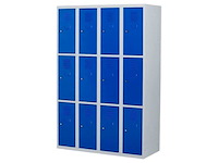 Povag lkp-343 locker - 4 delig - 12 deurs - 1800x1170x500 mm - afbeelding 1 van  5