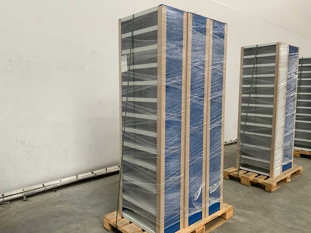 Povag omp-326.01 legbordkast - 12 legborden - 1980x600x300mm blauw/grijs - afbeelding 3 van  3