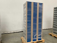 Povag omp-326.01 legbordkast - 12 legborden - 1980x600x300mm blauw/grijs - afbeelding 1 van  1