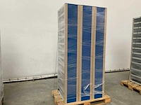 Povag omp-326.01 legbordkast - 12 legborden - 1980x600x300mm blauw/grijs - afbeelding 2 van  3