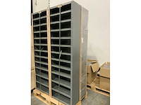 Povag omp-326.01 legbordkast - 12 legborden - 1980x600x300mm grijs/grijs - afbeelding 2 van  4