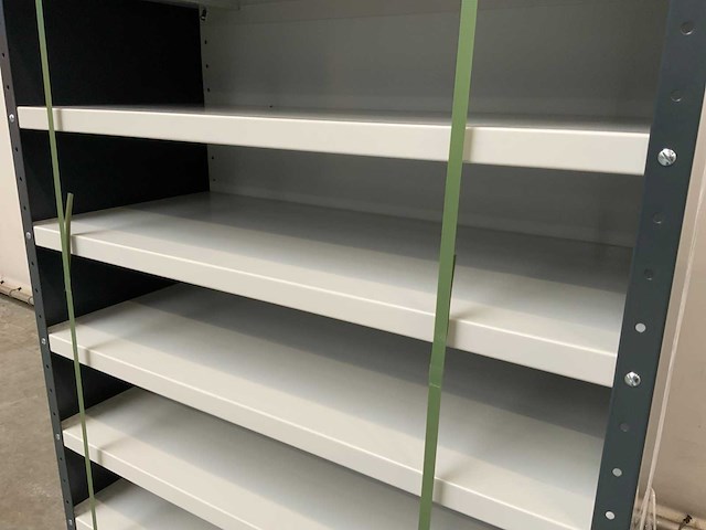 Povag omp-342.01 legbordkast - 10 legborden - 100x45x198cm antraciet /grijs - afbeelding 3 van  4