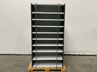 Povag omp-342.01 legbordkast - 10 legborden - 100x45x198cm antraciet /grijs - afbeelding 1 van  4