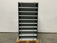 Povag omp-342.01 legbordkast - 10 legborden - 100x45x198cm antraciet /grijs - afbeelding 2 van  5
