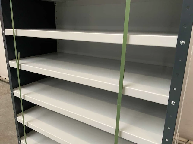 Povag omp-342.01 legbordkast - 10 legborden - 100x45x198cm antraciet /grijs - afbeelding 4 van  5