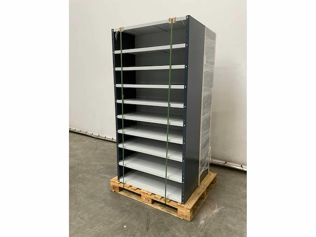Povag omp-342.01 legbordkast - 10 legborden - 100x45x198cm antraciet /grijs - afbeelding 5 van  5