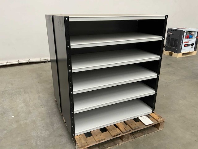 Povag omp.336.01 open legbordkast - 5 legborden - afbeelding 1 van  4