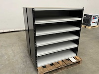 Povag omp.336.01 open legbordkast - 5 legborden - afbeelding 1 van  4