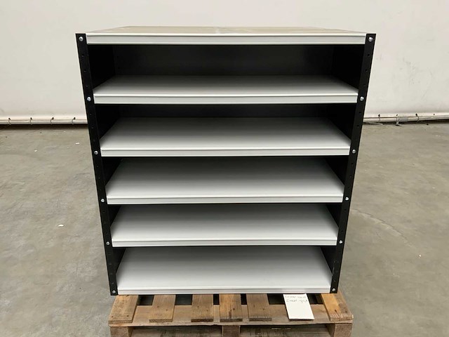 Povag omp.336.01 open legbordkast - 5 legborden - afbeelding 2 van  4