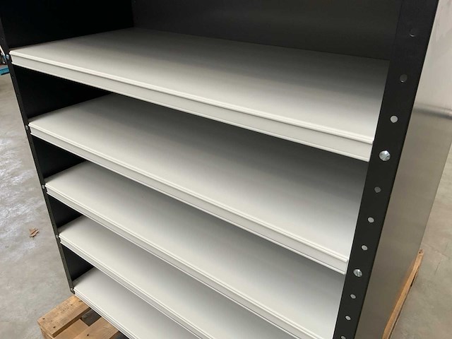 Povag omp.336.01 open legbordkast - 5 legborden - afbeelding 3 van  4