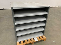 Povag omp.336.01 open legbordkast - 5 legborden - afbeelding 2 van  4