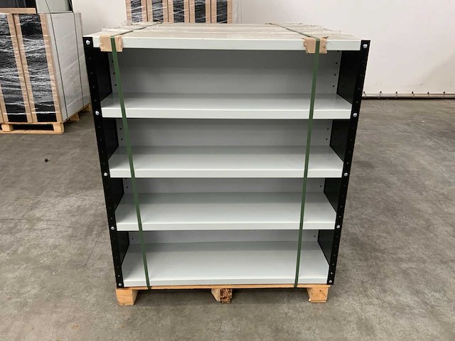 Povag omp707 magazijn legbordkast 100x30x108cm - afbeelding 2 van  3