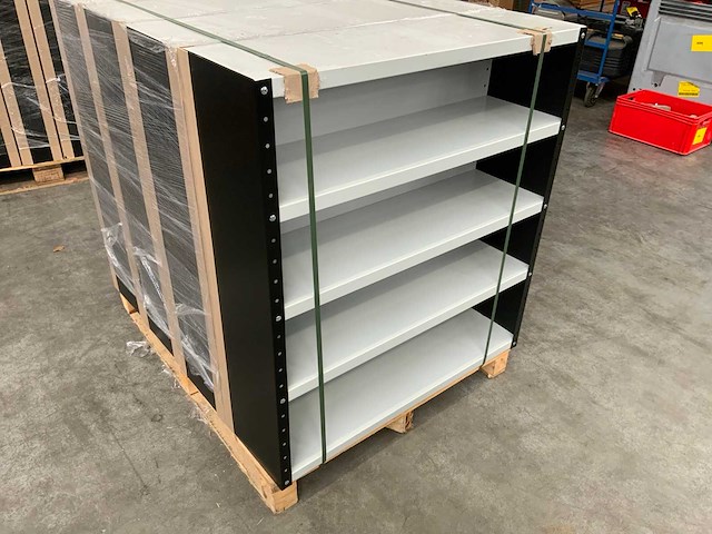 Povag omp707 magazijn legbordkast 100x30x108cm - afbeelding 1 van  2