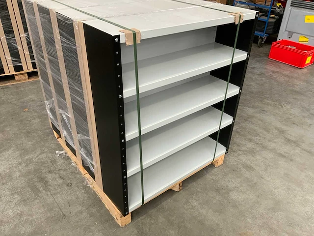 Povag omp707 magazijn legbordkast 100x30x108cm - afbeelding 1 van  4