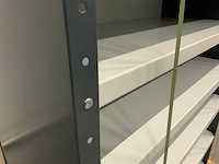 Povag open legbordkast - 10 legborden antraciet/licht grijs - afbeelding 3 van  3