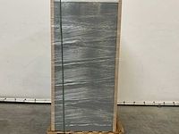 Povag open legbordkast - 10 legborden zwart/licht grijs - afbeelding 4 van  4