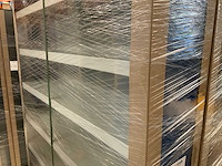 Povag open legbordkast - 12 legborden grijs/grijs - afbeelding 3 van  4