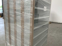 Povag open legbordkast - 9 legborden grijs/grijs - afbeelding 2 van  3